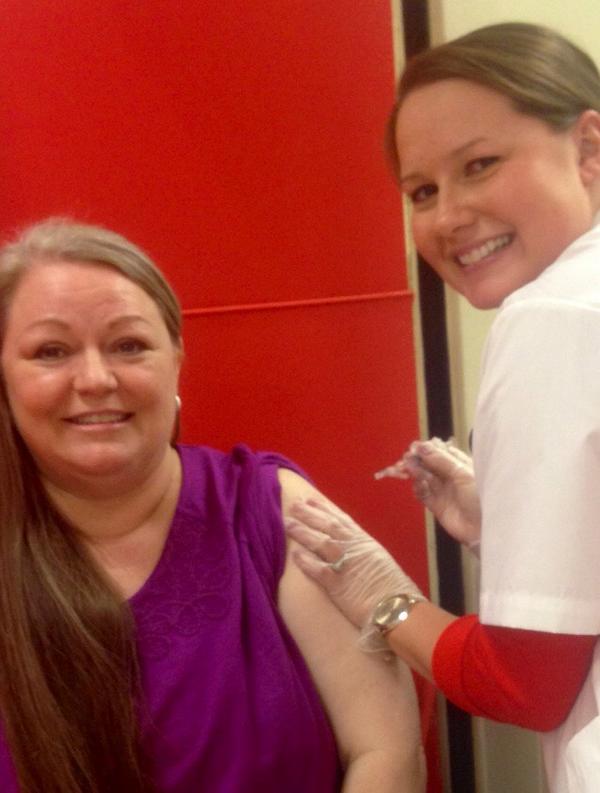 Ready for flu season thanks to T13 <a href="/brigedev/">Brigette Deville</a> #G391FLUzapalooza
