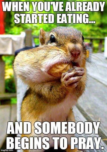 We've all done it! #grace #stuffyaface