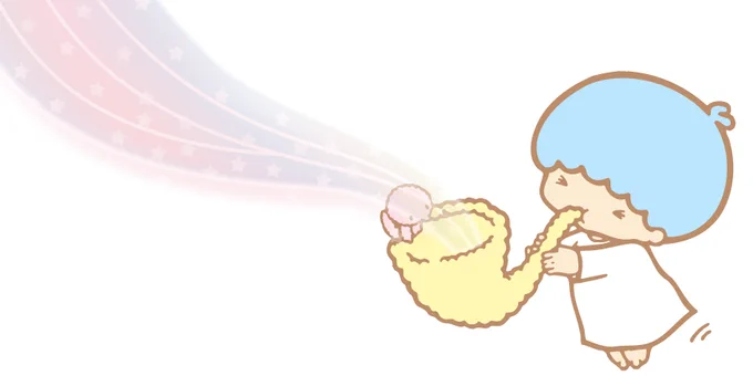 ぷっぷ… ぷぷぷぷぷ〜♪ おはよ〜う☆ みんな 朝だよ〜! きょうのぼく、早おきでしょ☆ 