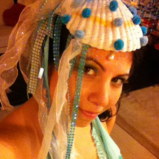 keridwyn's tweet photo. #GetIntoTheACT selfie - mermaid costume (I made the hat!) for an "un-yacht" themed party @ACTtheatre http://t.co/RRkKTzZn4h
