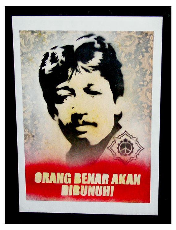 Meski kalian bunuh berkali", akan lahir bergenerasi, berlipat ganda. Takan mati krn kami mngejarmu seperti kutukan!