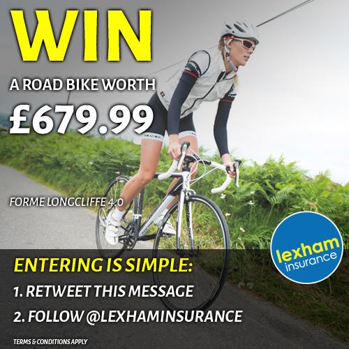 LexhamInsurance's tweet photo. So much cycling action with #tob2014 &amp; #LaVuelta right now, you could win a bike worth £679.99! RT &amp; follow to enter! http://t.co/ivqQ0AYC9I