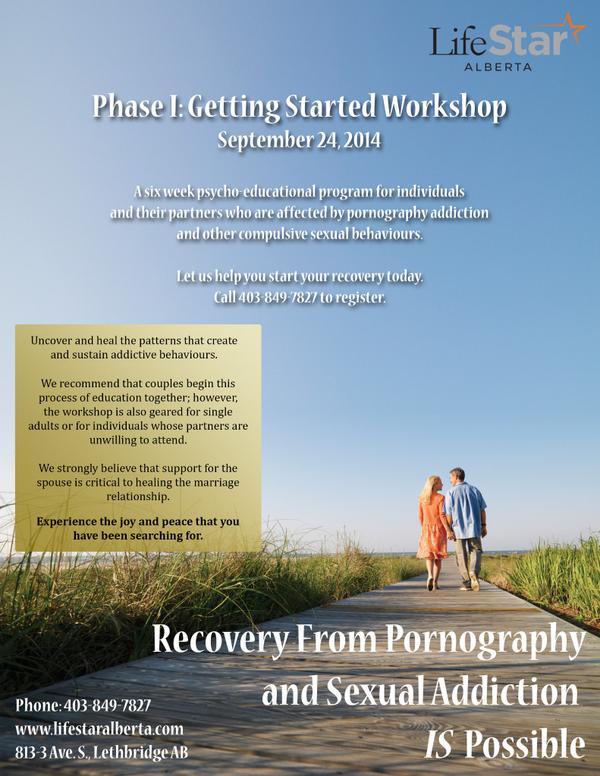 You can recover from pornography addiction. Phase I program starts Sept 24 Register now. lifestaralberta.com