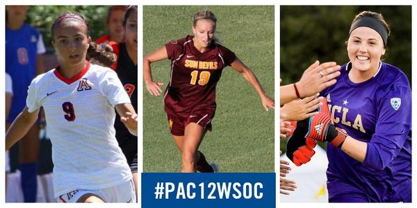 #pac12wsoc wkly honors @ArizonaWSoccer's Stoian @ASUSoccer's Grossman &amp; <a href="/UCLAWSoccer/">UCLA Women's Soccer</a>'s Rowland pac12.me/1uGlFuN