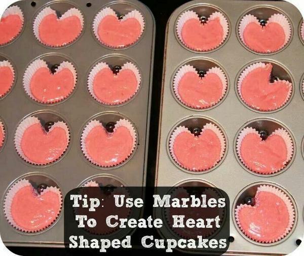 Who would of thought marbles could be so useful? #bakingtips