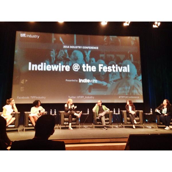 The cast and director/writer of THE KEEPING ROOM #TIFF14 #TIFFindustry @TIFF_Industry @indiewire