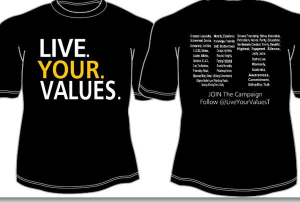Live Your Values UT tweet media