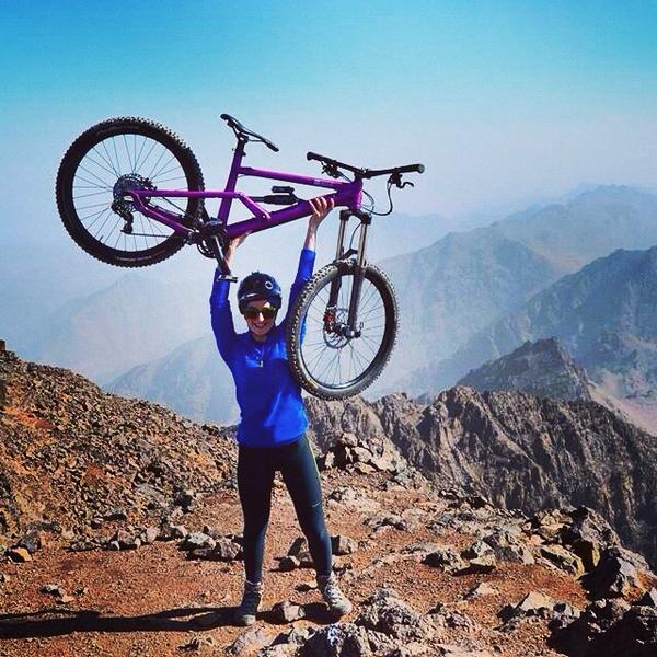 dr_kmiddleton's tweet photo. Managed to try out some mountain biking on the top of Mt Toubkal #summerhighlights #Morroco #CURCT http://t.co/g7Y3niDABj