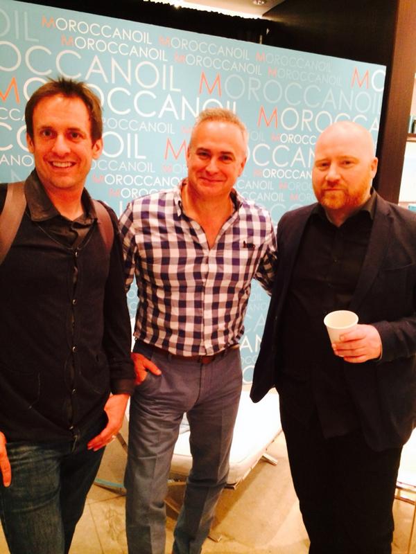 <a href="/VarietyStudio/">Variety Studio</a> <a href="/TIFF_NET/">TIFF</a> Our #score #TheTheoryOfEverything team Tim, Ray &amp; <a href="/JohannJohannss/">Jóhann Jóhannsson</a> enjoying #VarietyAtHolts