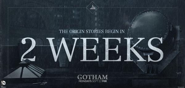 DCOfficial's tweet image. 13 now MT @Gotham In 14 days, your Monday nights will be changed. Do what you need to do to prepare. #gotham