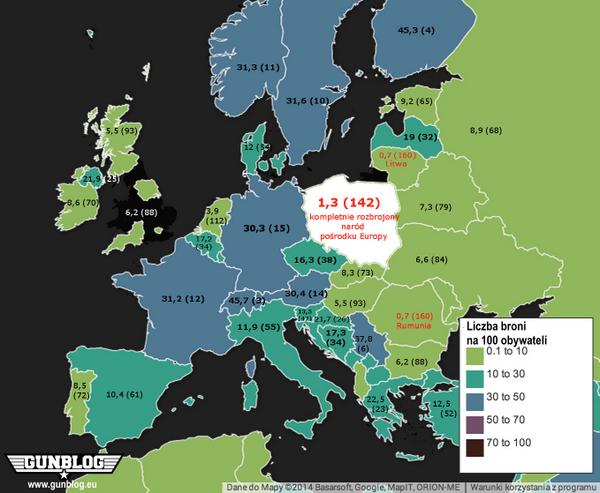 Polska jest jednym z najbardziej rozbrojonych krajów Europy! <a href="/RepublikaTV/">Telewizja Republika 🇵🇱 #włączprawdę</a> <a href="/ROMB4/">ROMB</a> gunblog.eu/wp-content/upl…