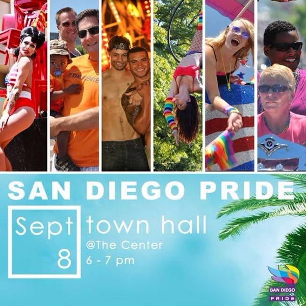 Did you <3 #SDPride? 
Think we can improve? 

We welcome all constructive feedback! Town Hall today at <a href="/LGBTCenter/">LGBT Center San Diego</a>.