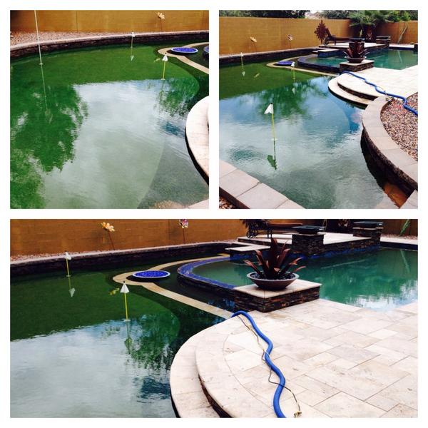 After today's storms, pools flooded in Chandler AZ