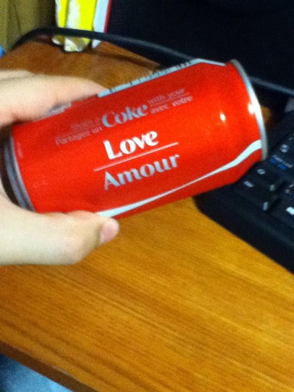 ErodingFractal's tweet photo. "Share a coke with your love" http://t.co/Gl8uGZH7Cs