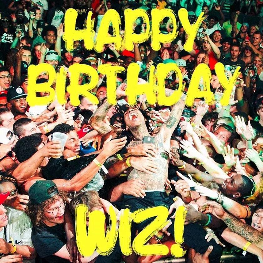 Happy Birthday Wiz Khalifa you are the best rapper ever and i really hope u have a good birthday 