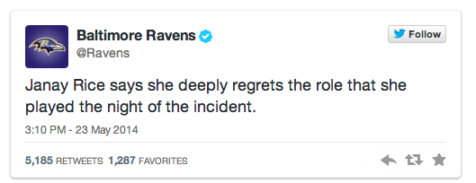 ChaoticCelt's tweet photo. “@corybe: The @Ravens deleted that tweet from May, which made it disappear from my tweet linking it. So here it is http://t.co/xyGIvyfy8i”