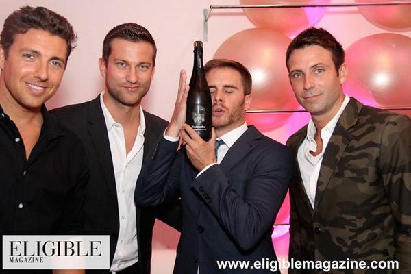 areyouhandsome's tweet photo. Sparkling with the stars at @EligibleZine's TIFF Bachelor Party. @chrisjbukowski @MichaelStag @zackkalter @GrahamBunn http://t.co/ROfXgFjD1r