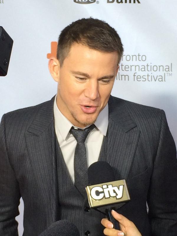 “<a href="/WinstonSih/">Winston Sih</a>: And you're welcome, ladies. Channing Tatum in the flesh. #Foxcatcher #TIFF14 ” Oh, how I #love his flesh