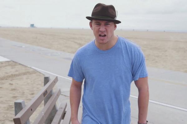SPIN's tweet image. Here's @channingtatum rapping about penis in a video with @diplo (do the #DickGraze) go.spin.com/1pIWSll