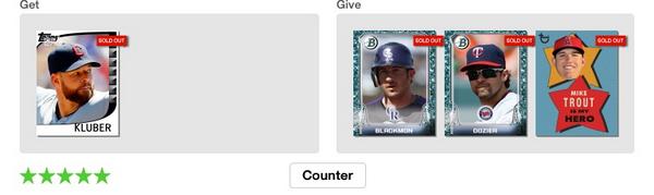 TravisMut's tweet image. Landed kluber bb for pretty cheap! @TOPPSFayte @Joshuabruin