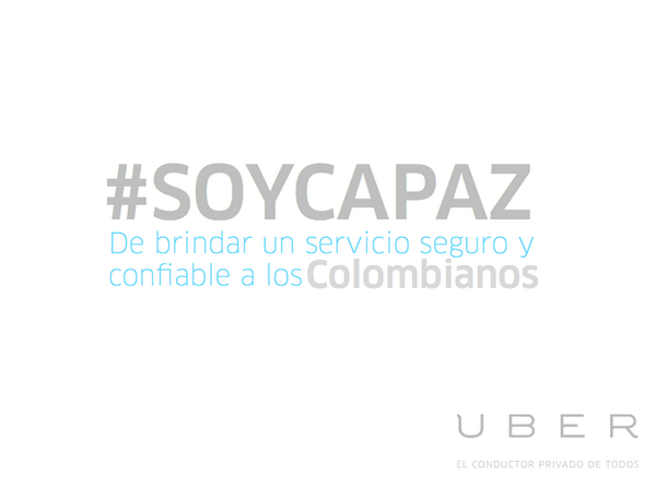 Uber Colombia tweet media