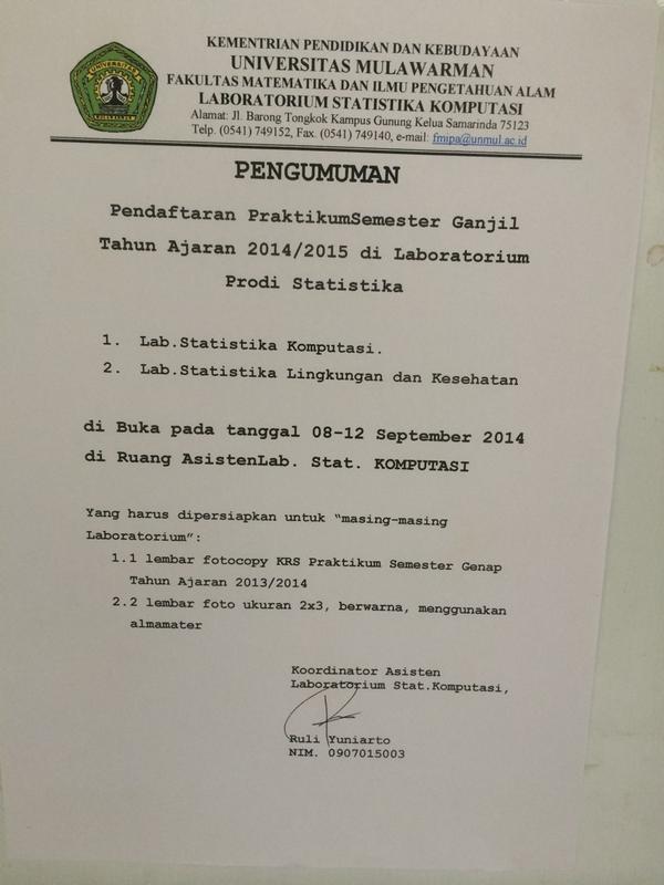 HimastaUnmul's tweet photo. cc :  @stat_012 @statistika13  ralaaatttt http://t.co/ivKym7pBeP