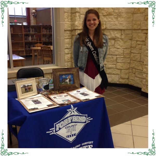 GRHSNews's tweet photo. Meet  senior Longhorn Nicole Stevenson - Ft. Bend County Fair Queen candidate! We win at the Ranch! http://t.co/CDnW93Qy7D