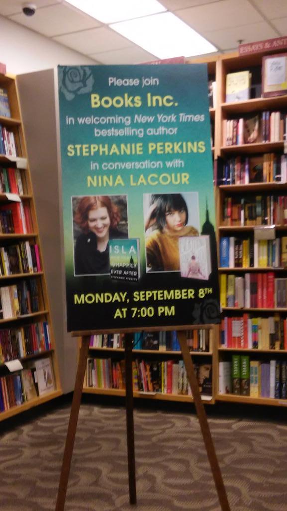 AlleyCatsanova's tweet image. Meeting Stephanie Perkins soon. Ugh. You made my Etienne. I am happy. #love #authormeet