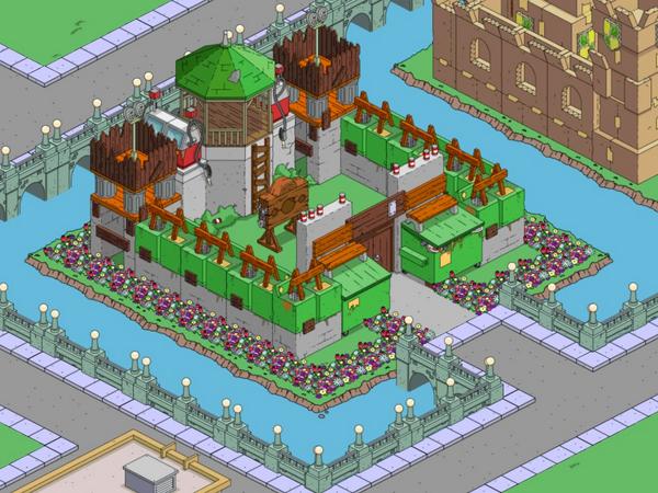 Here's what my #RecycledCastle looks like on Simpsons #TappedOut