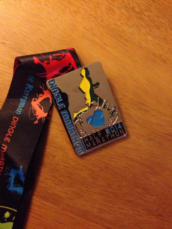 #dinglemarathon great weekend, well organised event... Thanks to all involved.