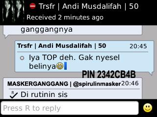 Sis Andi Musdalifah ngk nyesel memakai masker ganggang biru