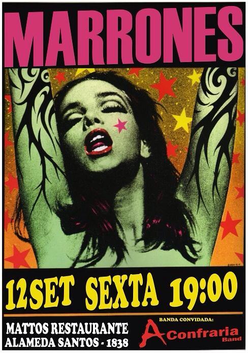 Rodrigoslap's tweet image. Próxima sexta no bar restaurante Mattos a partir das 19hrs, banda Marrones Tribute com abertura da A Confraria Band.
