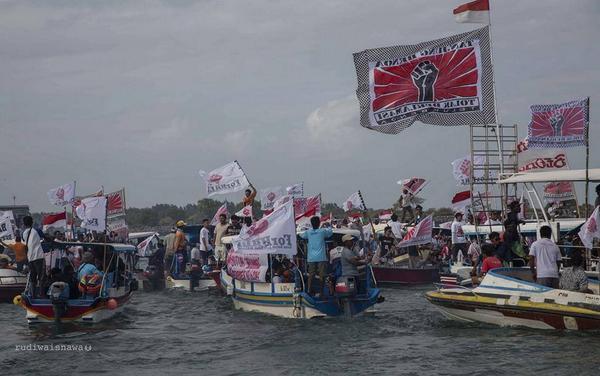 Kalau masyarakat tidak #TolakReklamasiTelukBenoa, mereka tidak akan melakukan ini