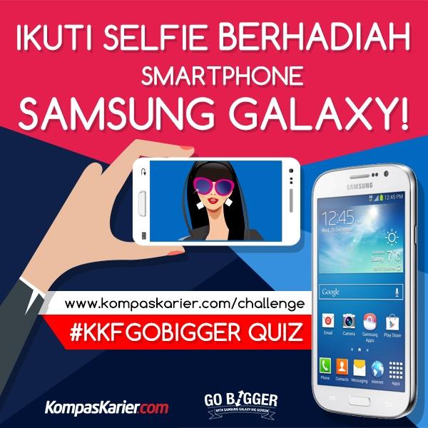 kompascom's tweet image. Hobi Selfie? 

Yuk ikuti #KKFGOBIGGER Quiz di kom.ps/AFmLIg yang berhadiah Samsung GALAXY
