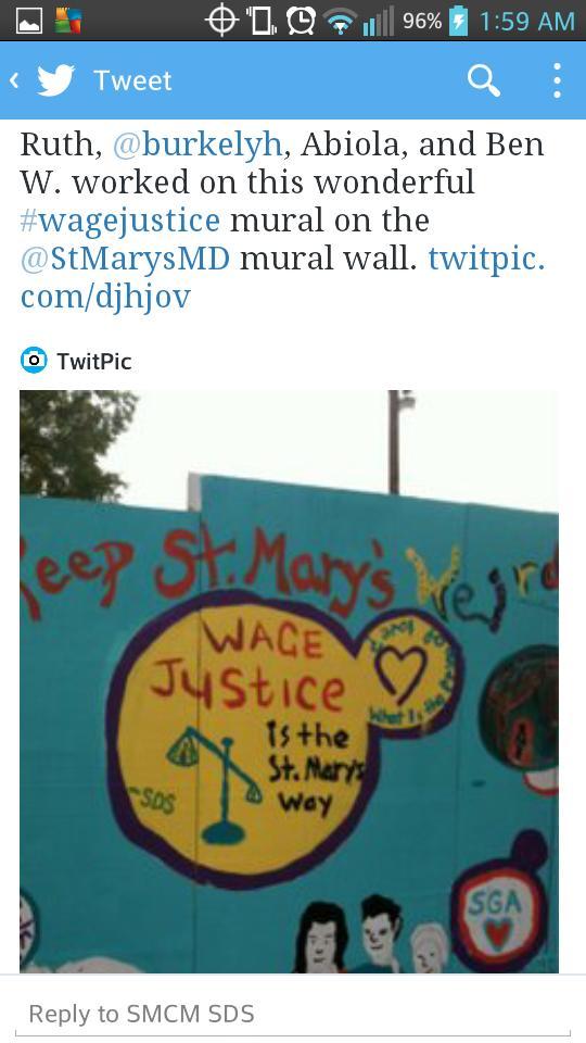 smcmsds's tweet image. Yesterday, Erica Meiers mentioned  our #wagejustice poster. Yet, the joke is on her cause we don't exist anymore!