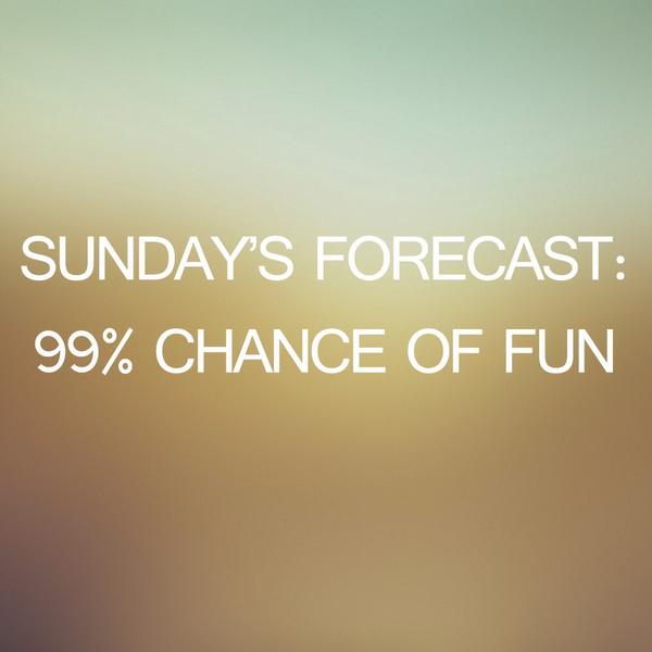 Sick of the rain? Us too! Lucky we've booked ideal fete weather for this Sunday! 10am start. #funforall