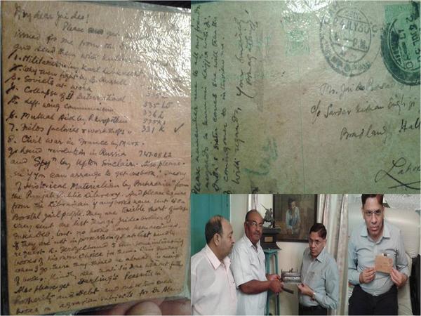 aiimsrishikesh's tweet photo. With Kiranjeet singh(son of shaheed Bhagat Singh's younger brother)showing the box inwhich mortal remains transferred http://t.co/XG2f6yFn34