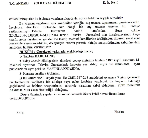 fgulenav's tweet photo. Yine Takvim, yine YALAN... "Gülen'in Hürriyet'i Sona Erdi" başlıklı haber hakkında da tekzip kararı verildi. http://t.co/msyAtnXu6W