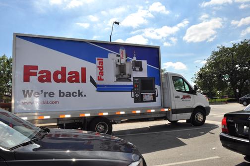 FadalEngr's tweet image. Have you spotted the #Fadal #IMTS promo truck driving around Chicago?