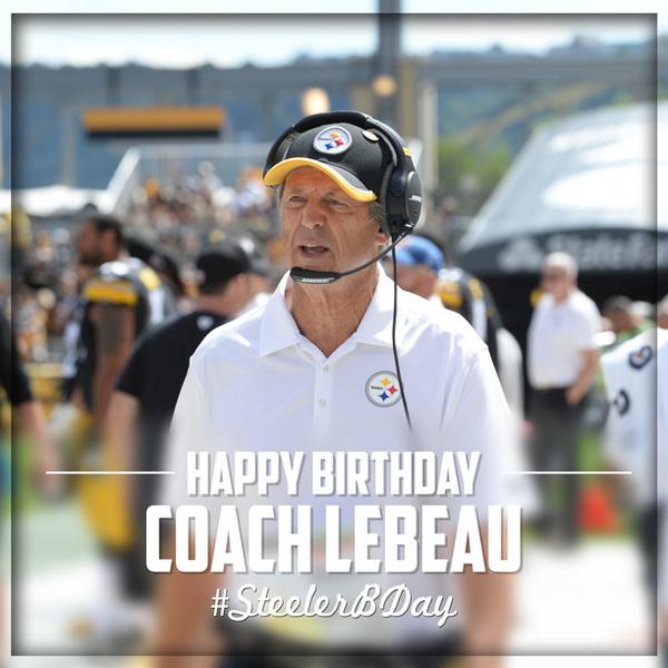 steelers's tweet image. #SteelersNation please help us wish Coach Dick LeBeau a very happy #SteelersBDay!