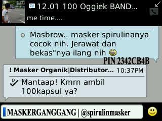 Masker Organik ini juga cocok di pakai pria,check testimoni bro ogiek dibwh ini