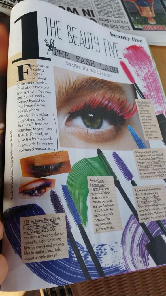 AgnesdosSantos_'s tweet photo. Our #ombrelashes in @companymagazine Thank you @Team_LDPR for the great feature #perfecteyelashes #kensington #PR http://t.co/wFHWdKi3NQ