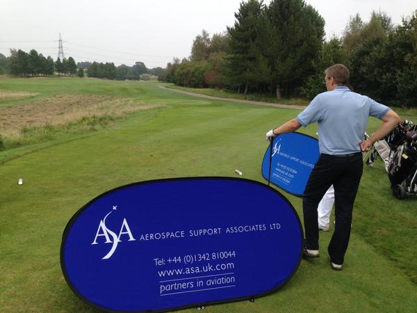 Sponsoring the 7th Hole, East Course, East Sussex National. Another great day, lovely to see everyone there.