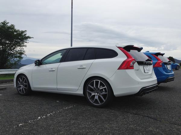 Volvo V60 #Polestar in white 