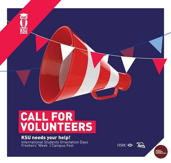 KSU needs you! Call for helpers! Apply now :) 

ksu.org.mt/call-for-helpe…