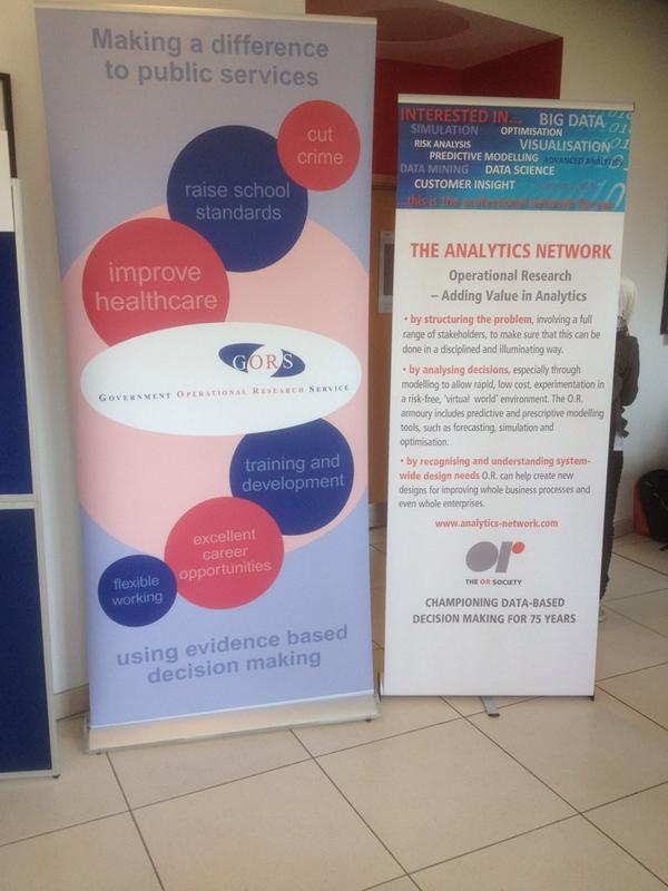 TheTonyO's tweet photo. Government Operational Research and #analytics together at #OR56 #GORS @TheORSociety http://t.co/4uobRu5Oi1