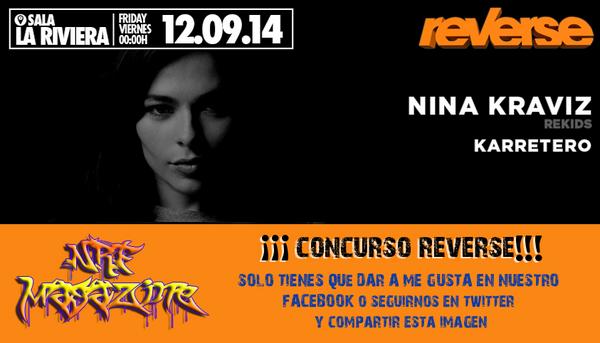 NRFmagazine's tweet photo. #CONCURSO!!! Disfruta por la cara de 3 horazas de set a cargo de @NinaKraviz este viernes en @thereverseworld!! http://t.co/PWbSNQPb6e