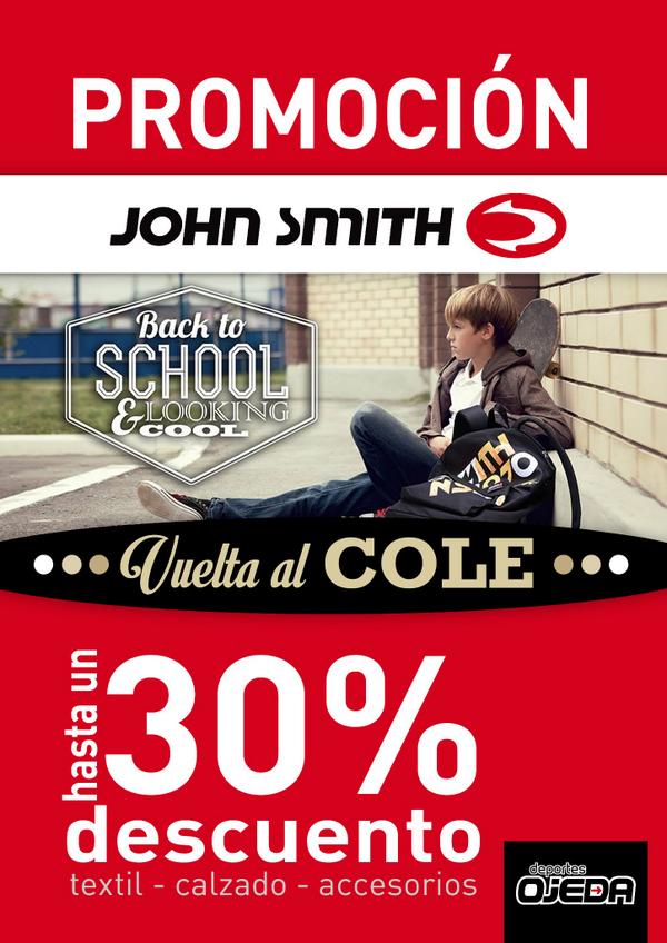PROMOCIÓN #JhonSmith  #vueltaalcole  zapatillas, accesorios, textil...