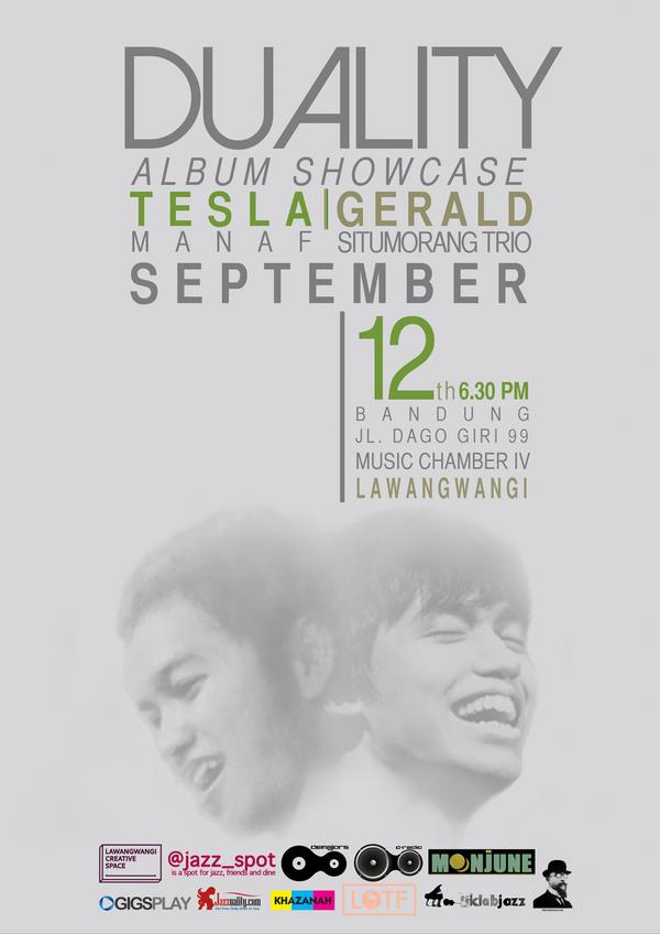 Jumat 12 Sept ini di Lawangwangi, mulai jam 6.30pm | <a href="/teslamanaf/">KUNTARI</a> &amp; <a href="/geraldhiras/">Gerald Situmorang</a> | #MusicChamber #DUALITY