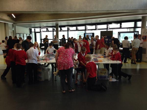 profjacquiglass's tweet photo. Wow! Our #science fair with Robert Bakewell School @lborouniversity @CORE_Community @epsrc #RESPR1 #publicengagement http://t.co/vTug2Faa3L